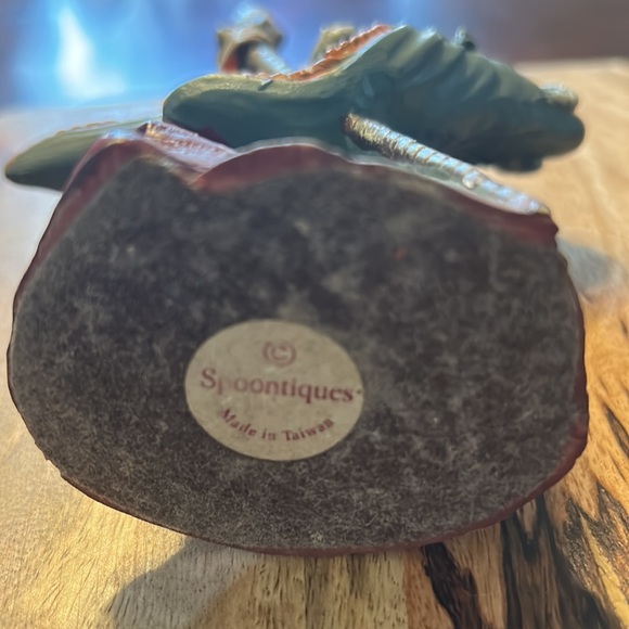 Spoontiques Wizard Owl Holding a Staph with Crystal Ball Statue Figurine Vintage - Picture 7 of 12